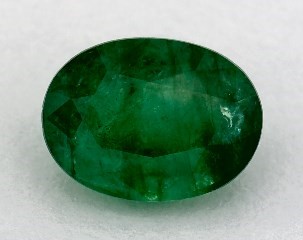 1.02 carat Oval Natural Green Emerald