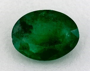 1.03 carat Oval Natural Green Emerald