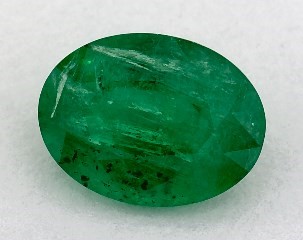 1.03 carat Oval Natural Green Emerald