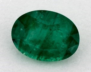 1.06 carat Oval Natural Green Emerald