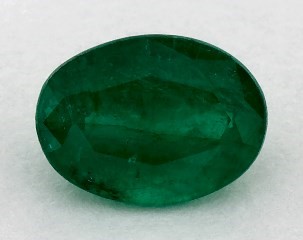 1.08 carat Oval Natural Green Emerald