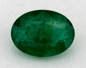 1.12 carat Oval Natural Green Emerald