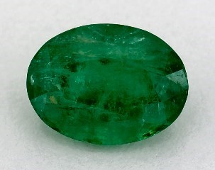 1.13 carat Oval Natural Green Emerald