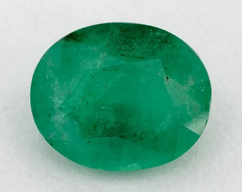 2.97 Carat Oval Natural Green Emerald