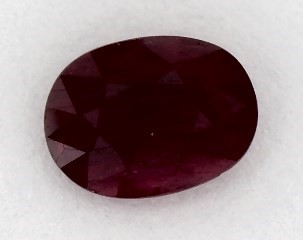 1.03 carat Oval Natural Ruby