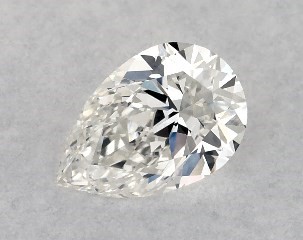 0.30 Carat G-SI1 Pear Shaped Diamond