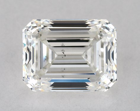 GIA 1.00 Carat H-VS2 Emerald Cut Diamond