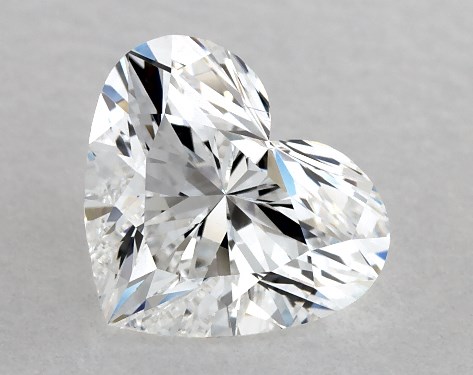 GIA 1.00 Carat D-VS2 Ideal Cut Heart Diamond