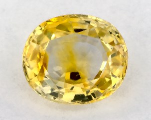 1.04 carat Oval Natural Yellow Sapphire