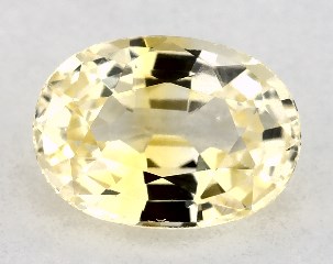 0.79 carat Oval Natural Yellow Sapphire