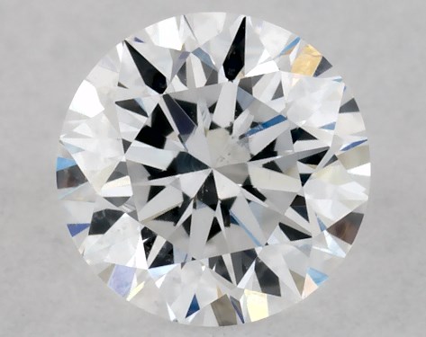 GIA 0.32 Carat D-SI2 Very Good Cut Round Diamond