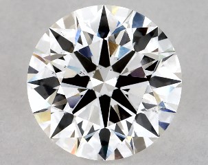 Lab-Created 2.10 Carat F-SI1 Excellent Cut Round Diamond