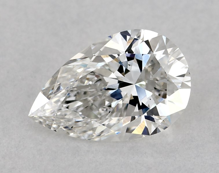 0.79 carat pear diamond, F VS1