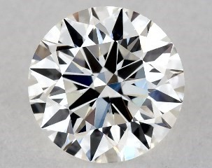 0.41 Carat H-VVS1 Excellent Cut Round Diamond