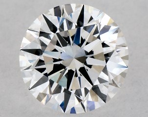Lab-Created 1.01 Carat F-VS1 Excellent Cut Round Diamond