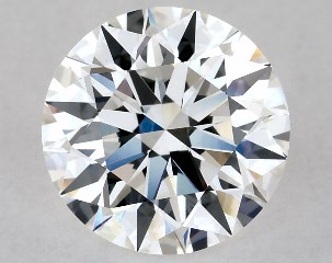 Lab-Created 1.08 Carat F-VS1 Excellent Cut Round Diamond