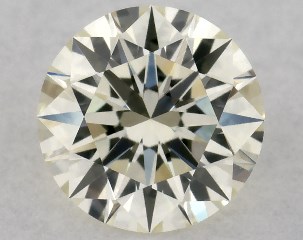 0.41 Carat Fancy Orange-VVS2 Round Cut Diamond
