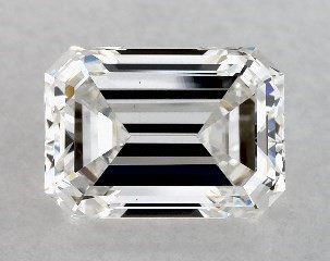 Lab-Created 1.56 Carat E-VS1 Emerald Cut Diamond