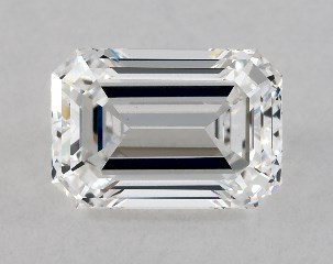 Lab-Created 1.53 Carat E-VS1 Emerald Cut Diamond