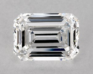 Lab-Created 1.51 Carat E-VS1 Emerald Cut Diamond