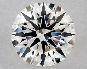 Lab-Created 2.08 Carat F-VS2 Excellent Cut Round Diamond
