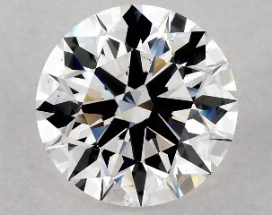 Lab-Created 2.01 Carat F-VS2 Excellent Cut Round Diamond