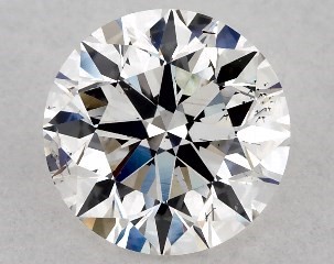 1.00 Carat H-SI2 Excellent Cut Round Diamond