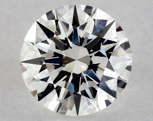 0.76 Carat H-VS2 Excellent Cut Round Diamond
