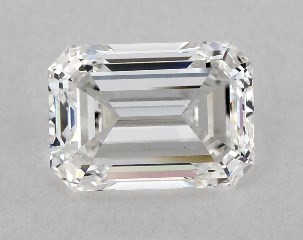 Lab-Created 1.52 Carat E-VS1 Emerald Cut Diamond