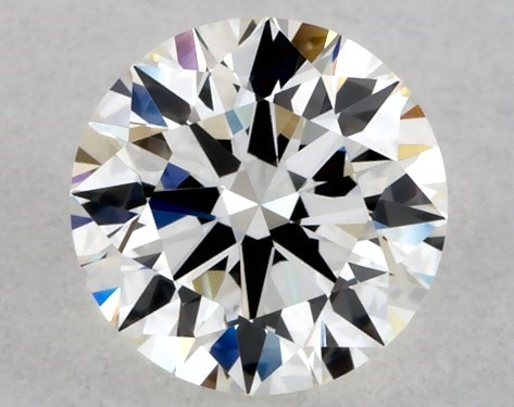 0.44 Carat H-VVS1 Excellent Cut Round Diamond