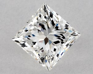 1.00 Carat H-VS2 Princess Cut Diamond