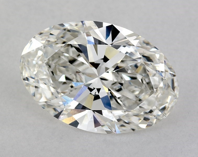 3.58 carat oval diamond, G VS1