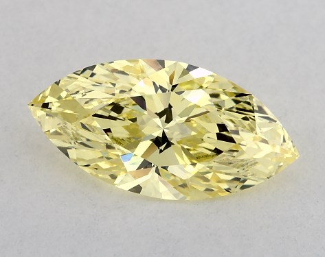 IGI 1.04 Carat Fancy Intense Yellow-VS1 Marquise Cut Lab-Grown Diamond