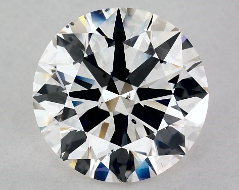 GIA 4.00 Carat I-SI1 Excellent Cut Round Diamond
