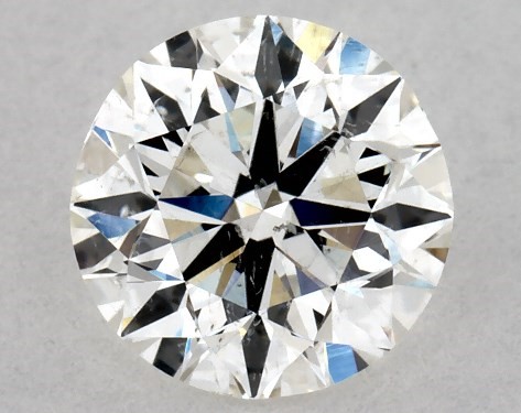 GIA 1.00 Carat H-SI2 Excellent Cut Round Diamond