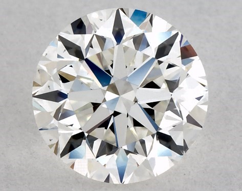 GIA 1.00 Carat H-VS1 Very Good Cut Round Diamond