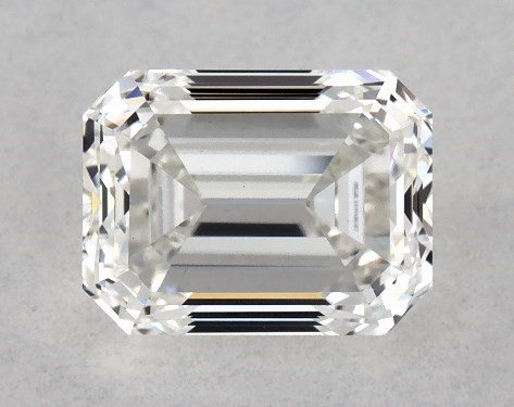 GIA 1.00 Carat H-VS2 Emerald Cut Diamond