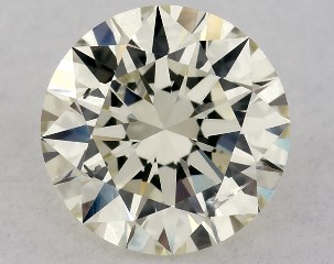 0.61 Carat Fancy Orange-SI2 Round Cut Diamond