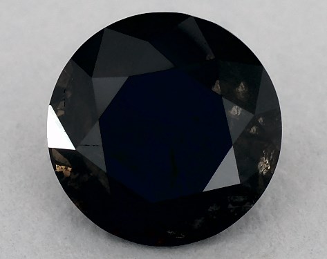 GIA 1.82 Carat Fancy Black-CO Round Cut Diamond