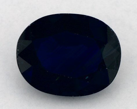 2.08 Carat Oval Natural Blue Sapphire