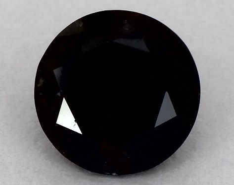 GIA 2.26 Carat Fancy Black-CO Round Cut Diamond