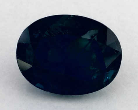 2.19 Carat Oval Natural Blue Sapphire