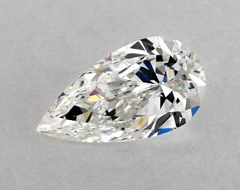 GIA 1.00 Carat F-VVS1 Very Good Cut Pear Diamond
