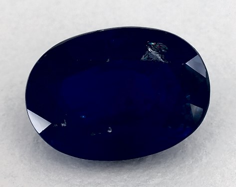 2.97 Carat Oval Natural Blue Sapphire