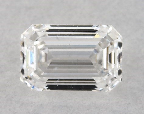 GIA 0.24 Carat E-SI1 Very Good Cut Emerald Diamond