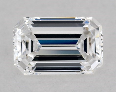 GIA 0.37 Carat D-VS1 Very Good Cut Emerald Natural Diamond