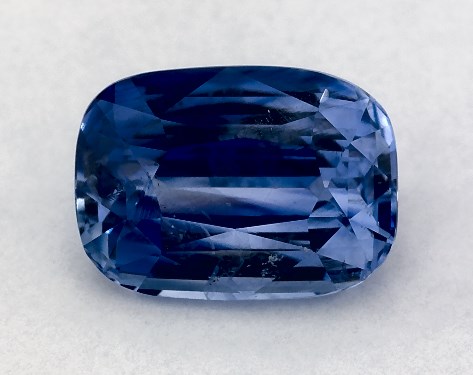 2.00 Carat Cushion Natural Blue Sapphire