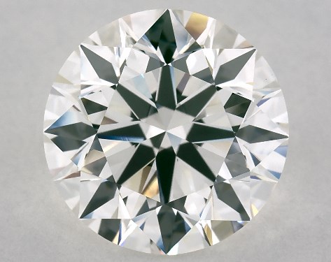 GIA 4.01 Carat H-VS1 Excellent Cut Round Diamond