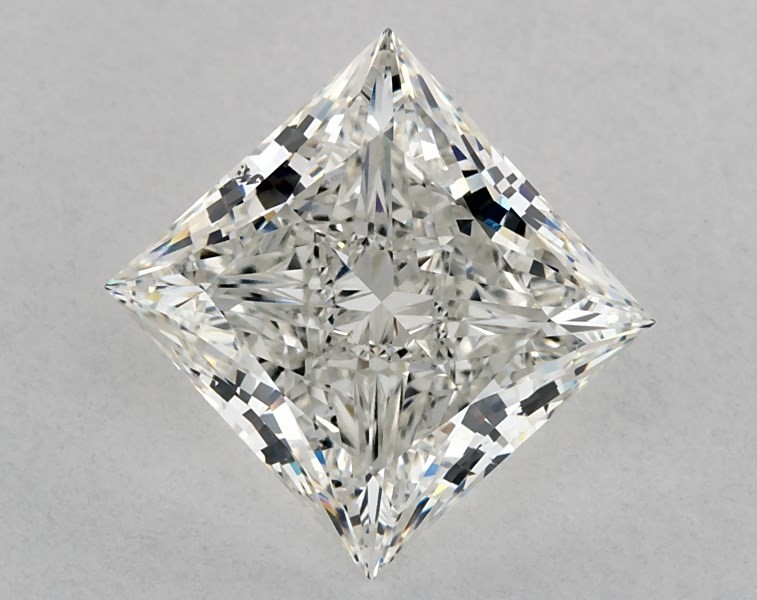 4.01 carat princess diamond, G SI1
