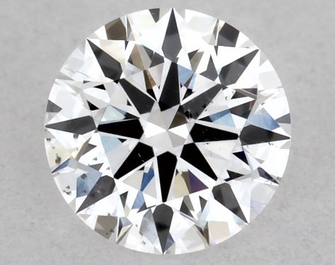 GIA 0.33 Carat D-SI1 Excellent Cut Round Diamond